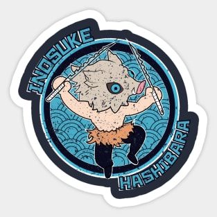 DEMON SLAYER (KIMETSU NO YAIBA): INOSUKE CIRCLE GRUNGE Sticker